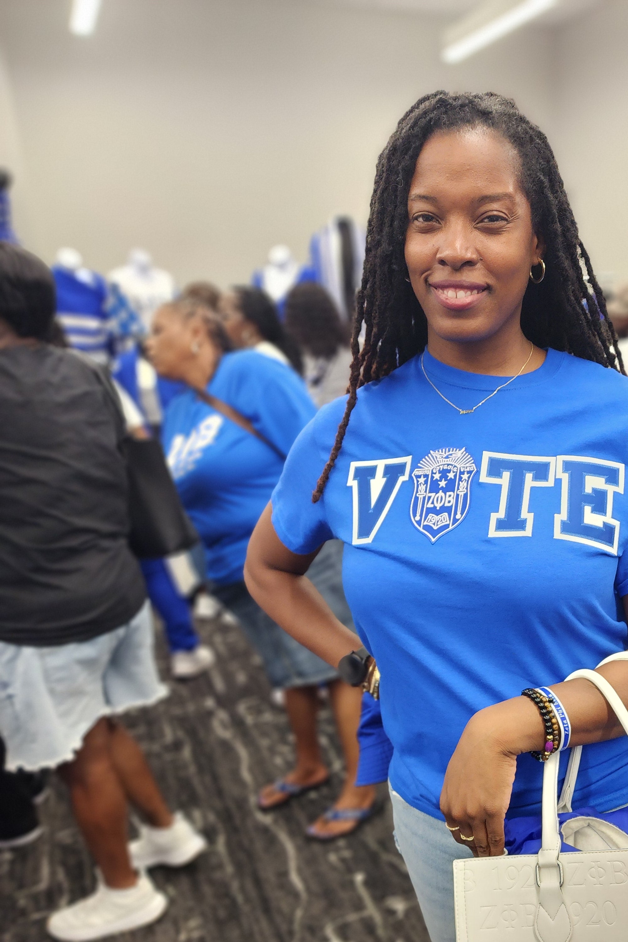 ZETA PHI BETA LOGO TOTE BAG