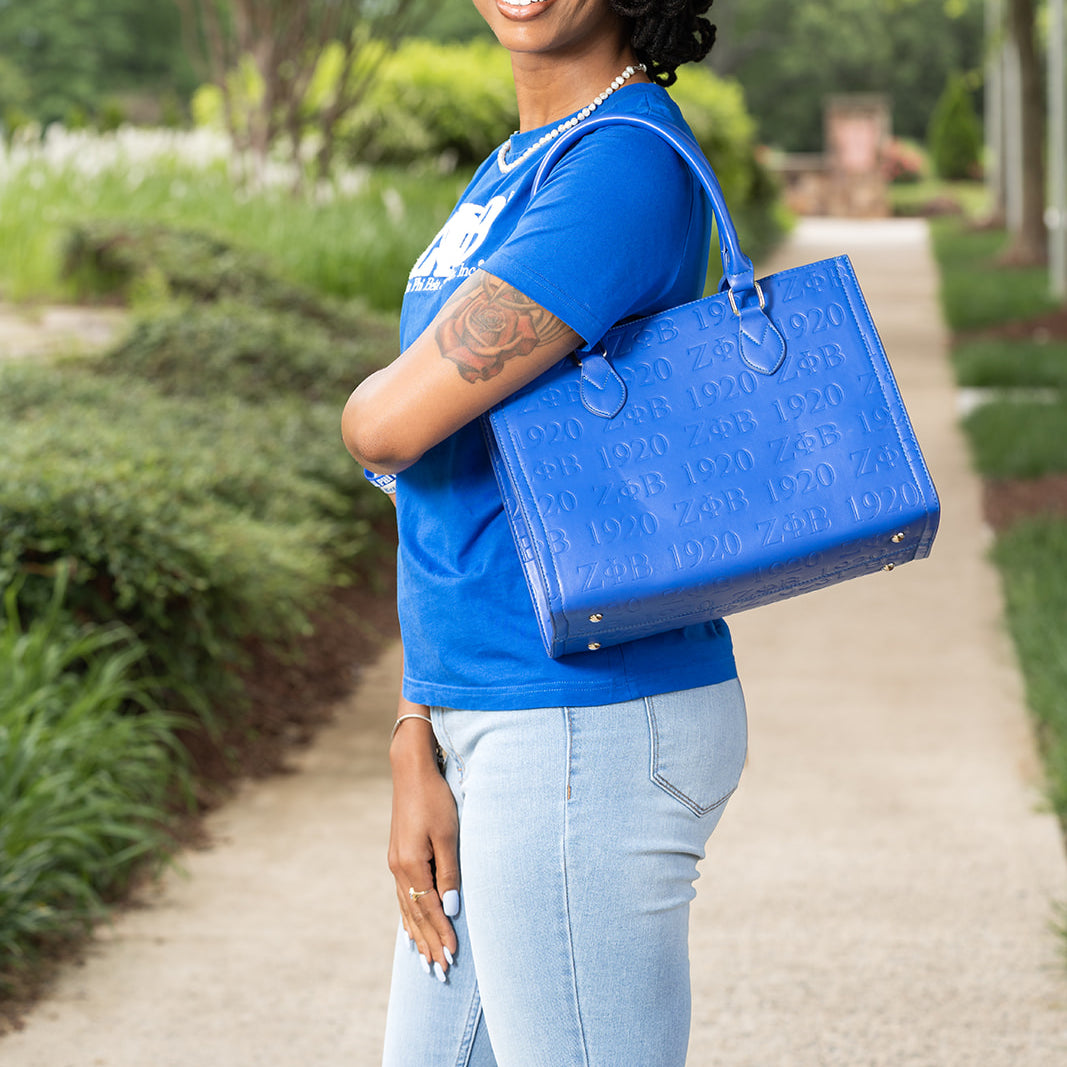 ZETA PHI BETA LOGO TOTE BAG