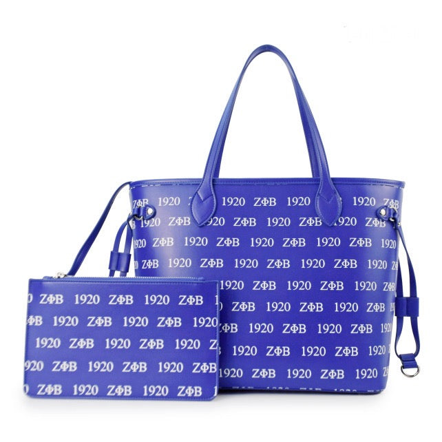 ZETA PHI BETA FINERFULL TOTE BAG