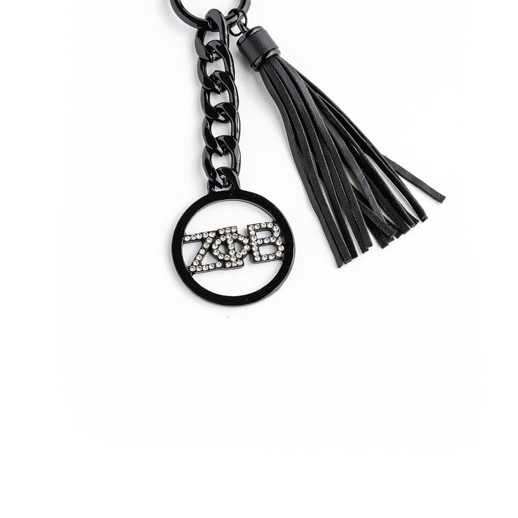 ZETA PHI BETA KEYCHAIN W/TASSEL