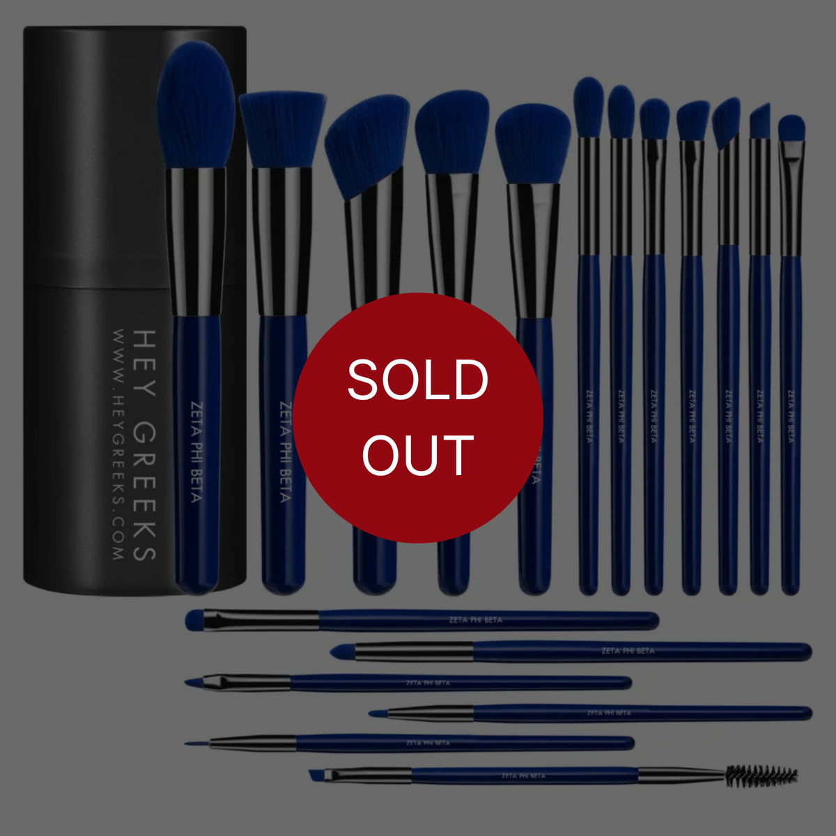 ZETA PHI BETA MAKEUP BRUSH SET (18-PIECES) – Hey Greeks