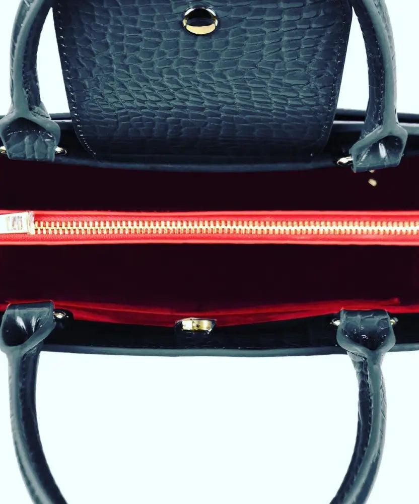 Delta Sigma Theta Vegan Croc Leather Purse Purses And Tote Bags