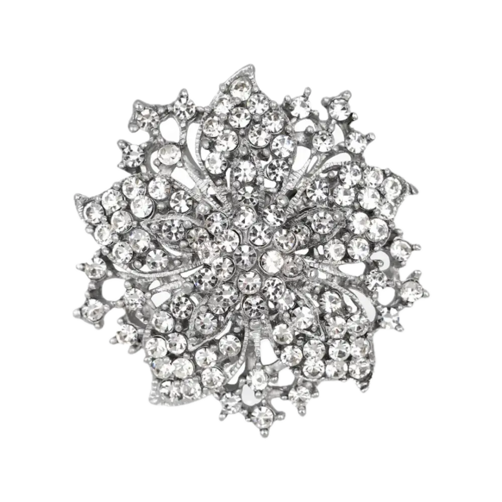 Rhinestone Brooch Silver Brooches And Pins