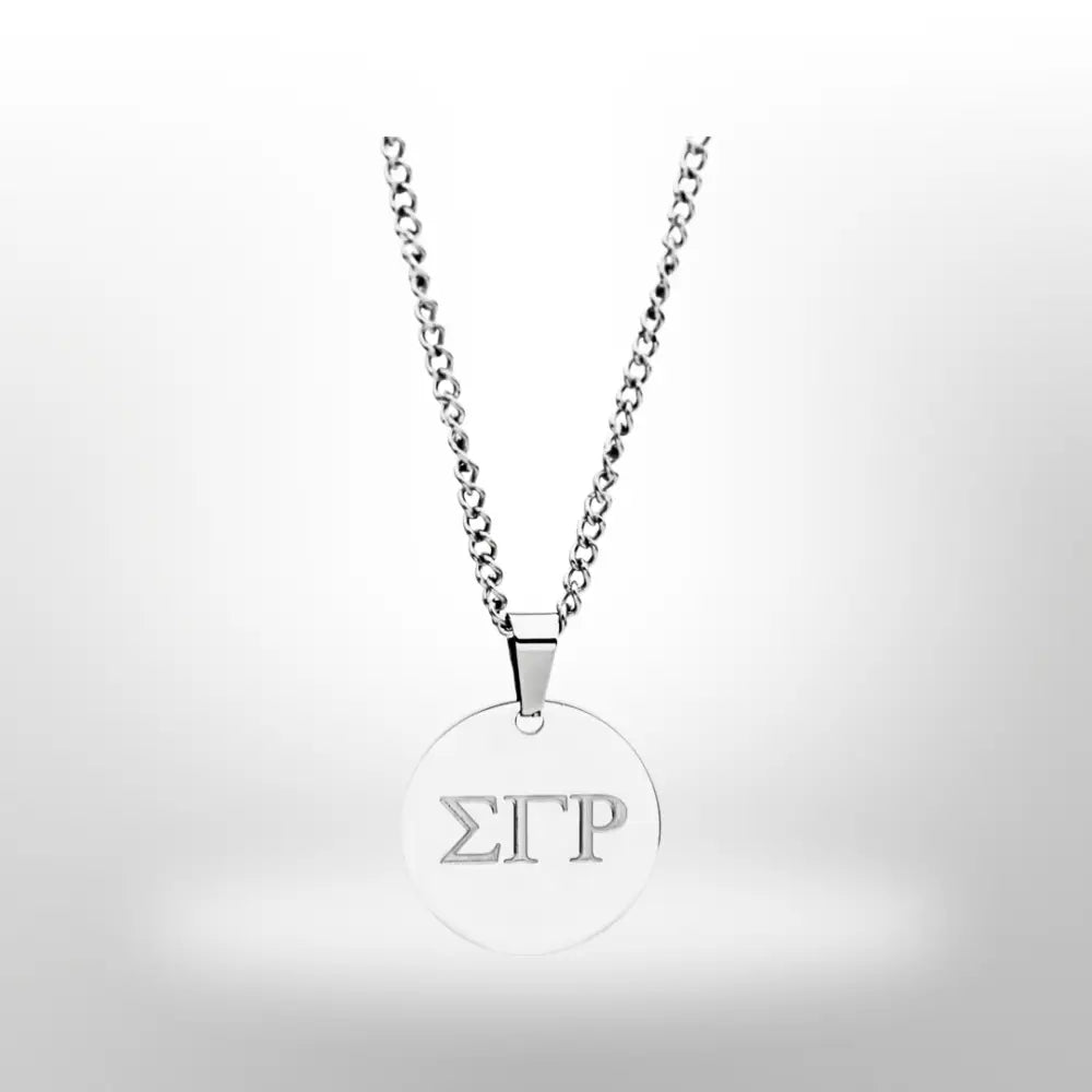 Sigma Gamma Rho Necklace Silver Necklaces