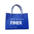 Zeta Phi Beta Blue Tote Bag Purses And Bags
