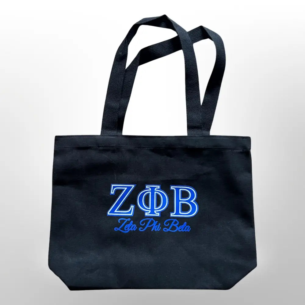 Zeta Phi Beta Canvas Tote Purses And Bags