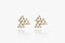 STACKED PYRAMID EARRINGS