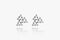 STACKED PYRAMID EARRINGS
