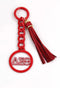 DELTA SIGMA THETA KEYCHAIN W/TASSEL