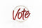 VOTE PINS