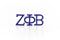ZETA PHI BETA PIN (2")