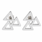 STACKED PYRAMID EARRINGS