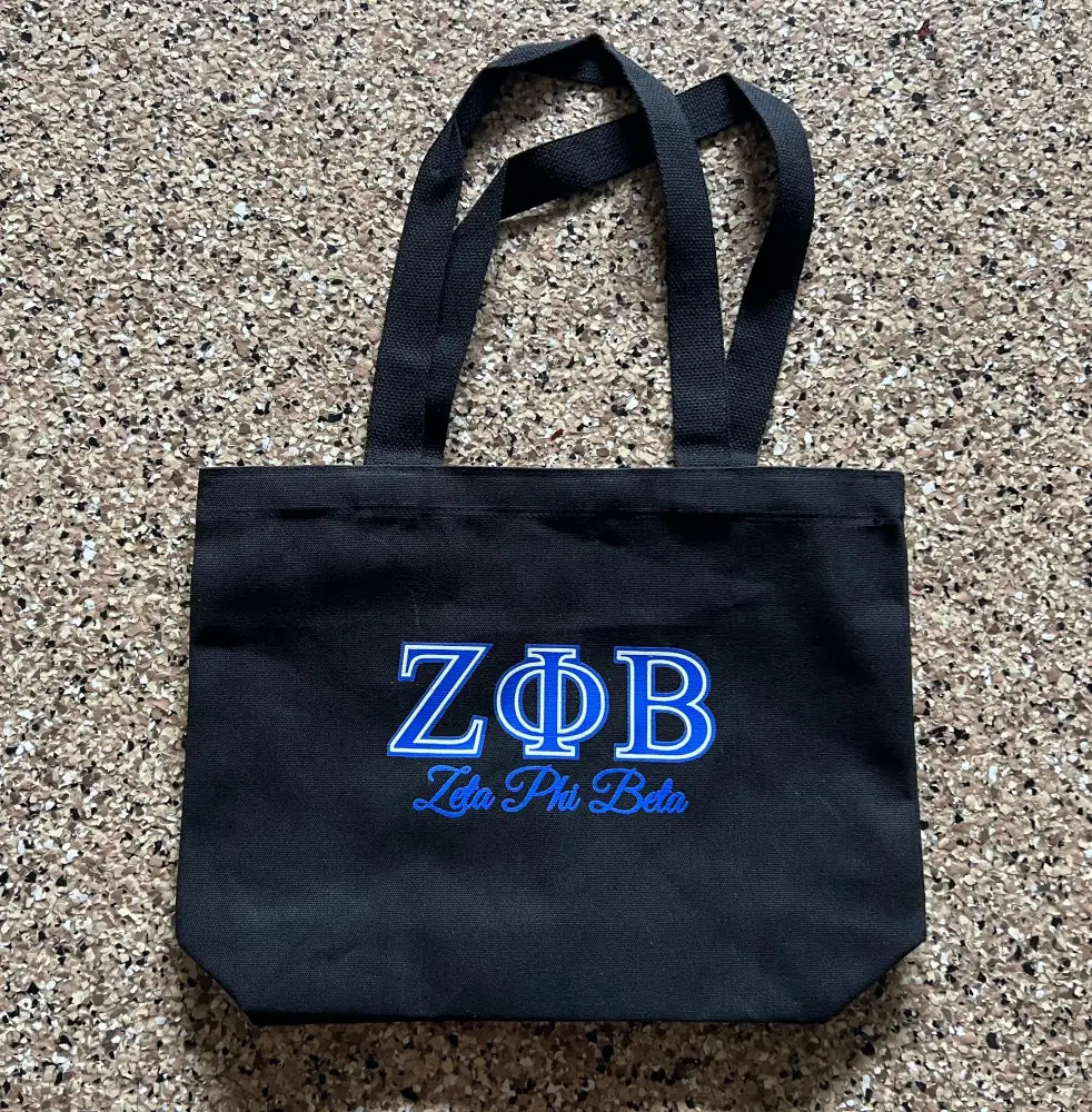 Zeta Phi Beta Canvas Tote Purses And Bags