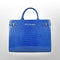 Zeta Phi Beta Vegan Croc Leather Purse Blue Purses And Tote Bags